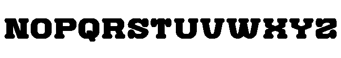 Wild Character Font LOWERCASE