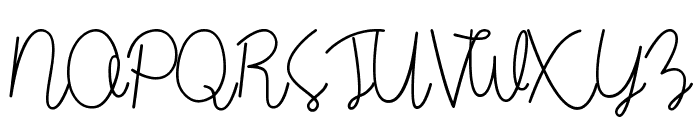 [ Wild Flower ] Font UPPERCASE