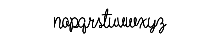 [ Wild Flower ] Font LOWERCASE