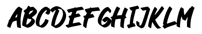 Wildest Force Font UPPERCASE
