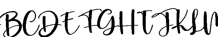 Wildflower2 Font UPPERCASE