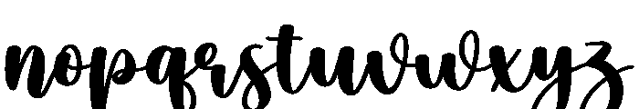 Wildflower2 Font LOWERCASE