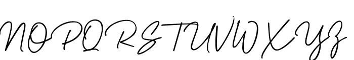 Wiliam Signature Font UPPERCASE