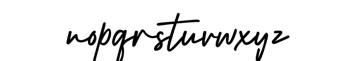 Wiliam Signature Font LOWERCASE