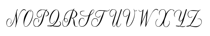 Willegha Tryout Font UPPERCASE