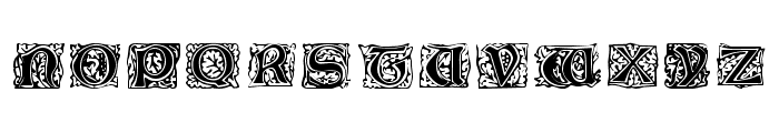 William Morris Initials Font LOWERCASE