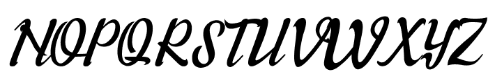 Willona Italic - PU Italic Font UPPERCASE