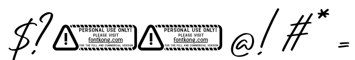 Willybery PERSONAL USE ONLY! Font OTHER CHARS