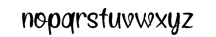 WilsonRichard-PersonalUse Font LOWERCASE