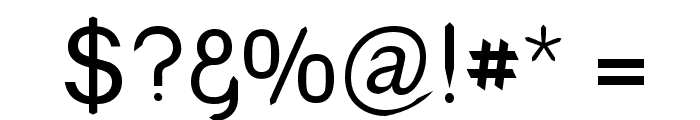 Wind Sans Serif regular Font OTHER CHARS