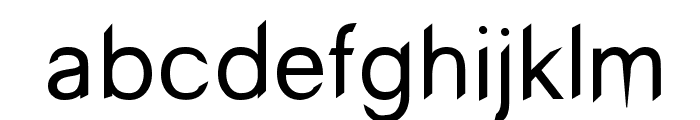 Wind Sans Serif regular Font LOWERCASE