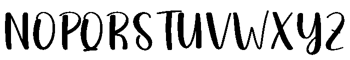 Wind Font UPPERCASE