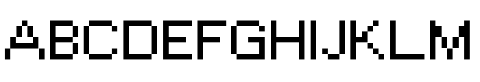 Windows 3.0 alt font Small Regular Font UPPERCASE