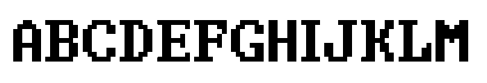 Windows Command Prompt Regular Font UPPERCASE