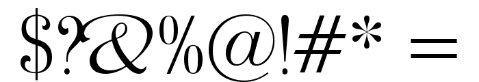 WindsorOpti-LightCondensed Font OTHER CHARS
