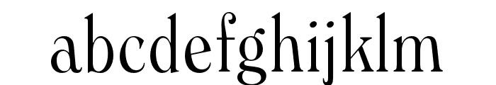 WindsorOpti-LightCondensed Font LOWERCASE