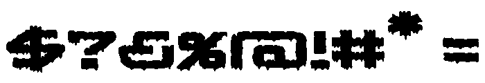 Wine Robot Black Font OTHER CHARS