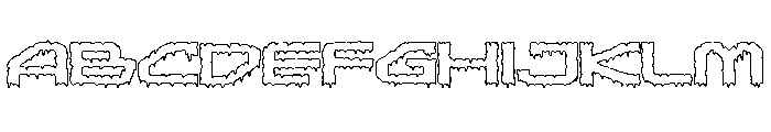 Wine Robot Outline FONT