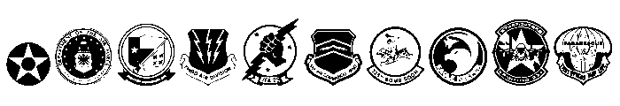 Wings of America Font OTHER CHARS