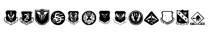Wings of America Font UPPERCASE