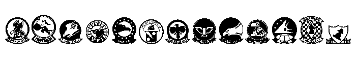 Wings of America Font LOWERCASE
