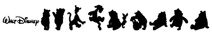 Winnie Silhouettes Font OTHER CHARS