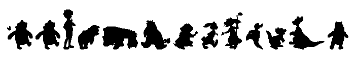 Winnie Silhouettes FONT