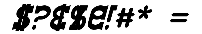 Winslett Bold Italic Font OTHER CHARS