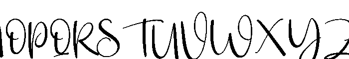 Winsome Font UPPERCASE