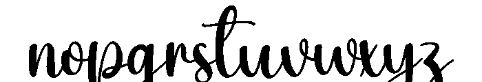 Winsome Font LOWERCASE