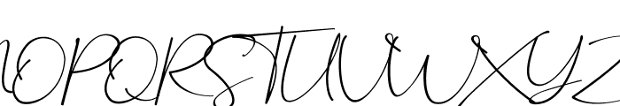 Winstyle Signature Demo Font UPPERCASE