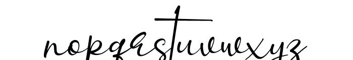 Winstyle Signature Demo Font LOWERCASE