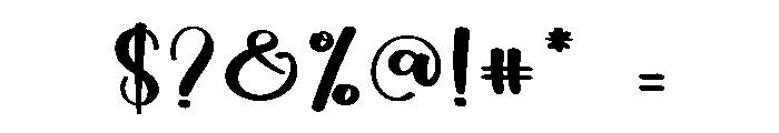 Winter Beach Font OTHER CHARS
