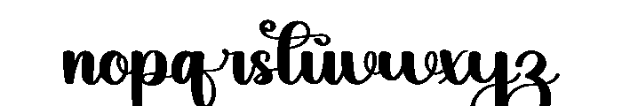 Winter Beach Font LOWERCASE