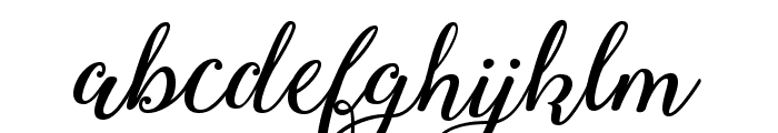 Winter Calligraphy Font LOWERCASE