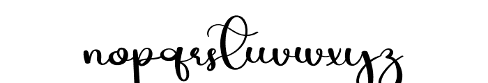 Winter Christmas Font LOWERCASE