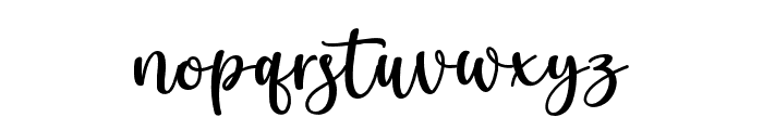 Winter Christmas Font LOWERCASE