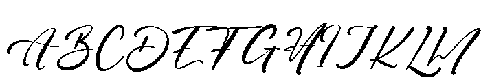 Winter Deer Font UPPERCASE