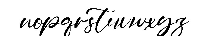 Winter Deer Font LOWERCASE