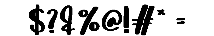 Winter Display Font OTHER CHARS