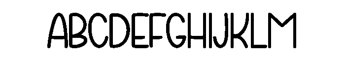 Winter Handmade Font UPPERCASE