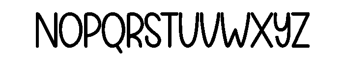 Winter Handmade Font UPPERCASE