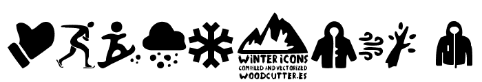 Winter Icons Font OTHER CHARS
