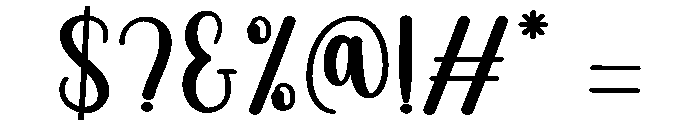 Winter Magical Font OTHER CHARS