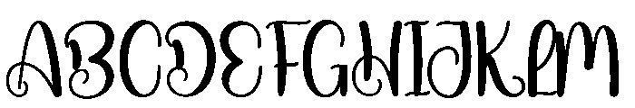 Winter Magical Font UPPERCASE