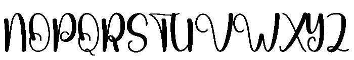 Winter Magical Font UPPERCASE