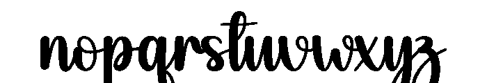 Winter Magical Font LOWERCASE