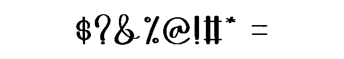 Winter Rain Font OTHER CHARS