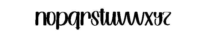 Winter Rain Font LOWERCASE