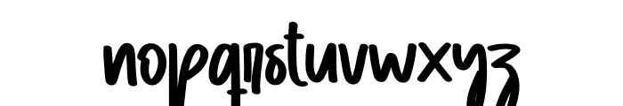 Winter Signature Font LOWERCASE